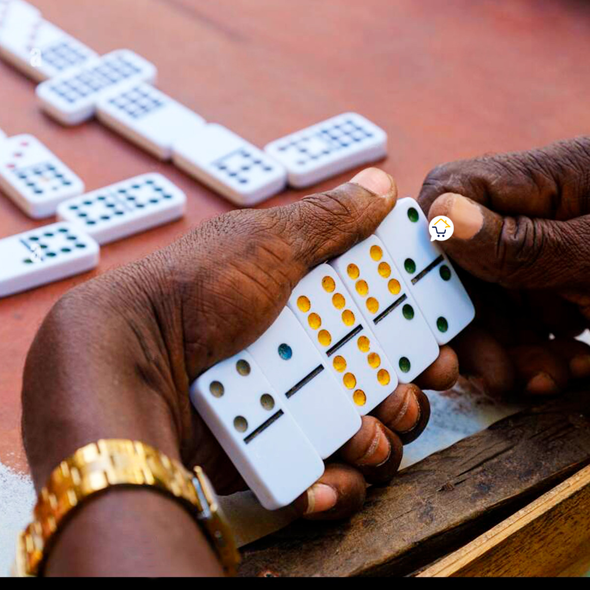 Miniatura 4 de Domino Juego De Mesa Caja Metalica J003